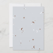 Retro Halloween Little Boo Baby Dusche Einladung (Rückseite)