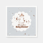 Retro Halloween Little Boo Baby Dusche Serviette (Vorderseite)