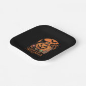 Retro Halloween Long Live Fall Spooky Saison Pappteller (Gewinkelt)