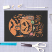 Retro Halloween Long Live Fall Spooky Saison Seidenpapier (Handwerk)