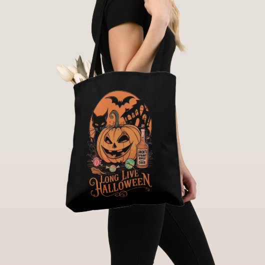 Retro Halloween Long Live Fall Spooky Saison Tasche (Von Nahem)