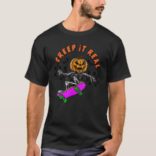 Retro Halloween, mach's echt, Vintage-Geist Hallow T-Shirt