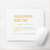 Retro Halloween Mama Tax Definition Trick oder Beh Mousepad (Mit Mouse)