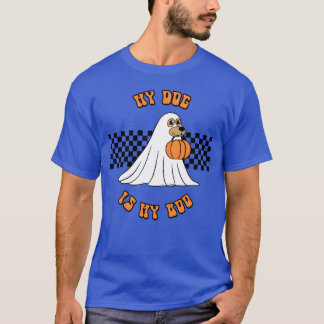 Retro Halloween Mein Hund ist mein Boo Halloween V T-Shirt