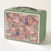 Retro Halloween Metall Brotdose (Vorderseite)