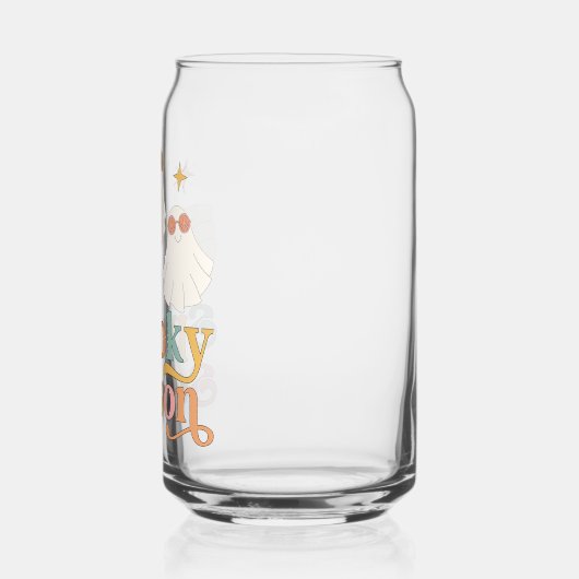 Retro Halloween Niedlich Ghost Spooky Jahreszeit Dosenglas (Links)