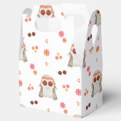 Retro Halloween Niedlich Kids Floral Ghost Geschenkschachtel (Geöffnet)