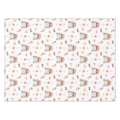 Retro Halloween Niedlich Kids Floral Ghost Tischdecke (Vorderseite (Horizontal))