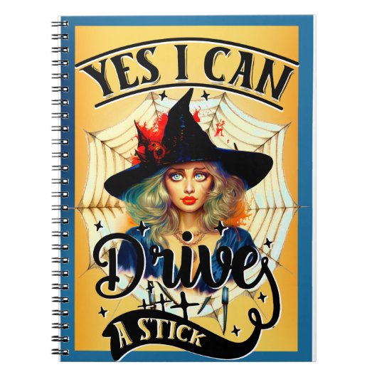 Retro Halloween-Notebook Notizblock (Vorderseite)