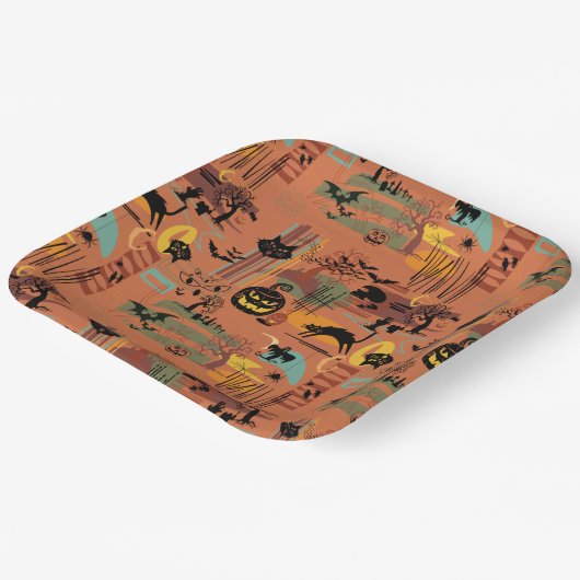 Retro Halloween O'Rama Paper Teller (Gewinkelt)