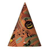 Retro Halloween O'Rama Partyhütchen (Links)