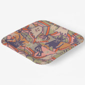 Retro Halloween Pappteller (Gewinkelt)