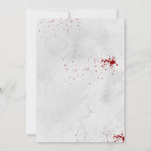 Retro-Halloween-Party Einladung (Rückseite)