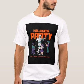 Retro-Halloween-Party-Mumien-Grafik-T-Shirt für Mä T-Shirt