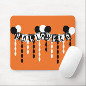 Retro Halloween-Party Streamers Mousepad (Mit Mouse)