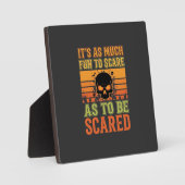 Retro Halloween Scare Skull Design_1 Fotoplatte (Vorderseite)