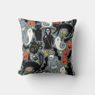 Retro-Halloween-Schiefer Kissen