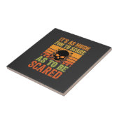 Retro-Halloween-Schreck-Schädel-Design_1 Fliese (Seite)