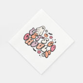 Retro Halloween Serviette (Ecke)