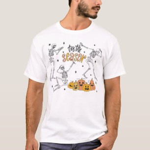 Retro-Halloween-Shirt, Lustiges Halloween-Skelett T-Shirt