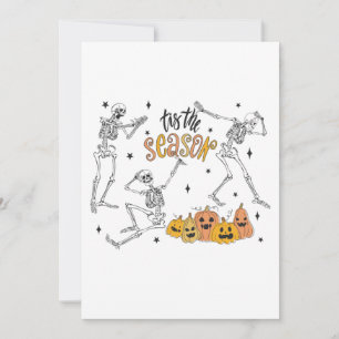 Retro Halloween Shirt, lustiges Halloween-Skull Einladung