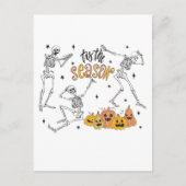 Retro Halloween Shirt, lustiges Halloween-Skull Postkarte (Vorderseite)