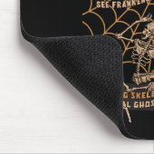 Retro Halloween Skeleton Horror Monster Mitternach Mousepad (Ecke)