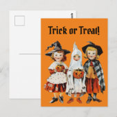 Retro Halloween Spooky Saison Postkarte (Vorne/Hinten)