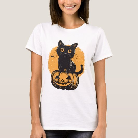 Retro Halloween T-Shirt (Vorderseite)