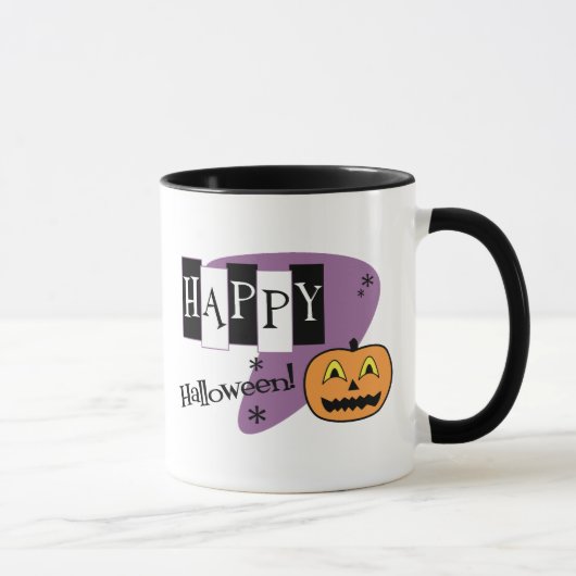 Retro Halloween-Tasse Tasse (Rechts)