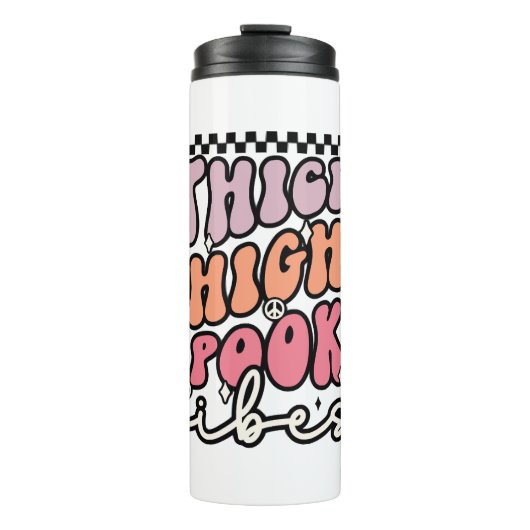 Retro Halloween Thermosbecher (Vorderseite)