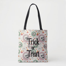 Retro Halloween Trick oder Treat Candy Tote Bag Tasche