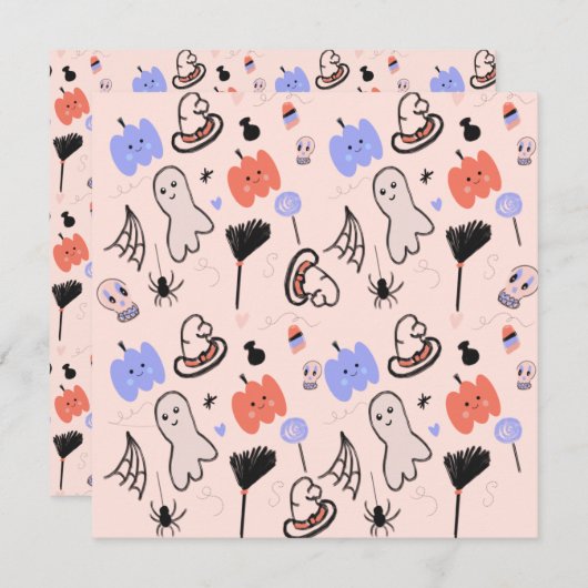 Retro Halloween Vintage Themendoodles (Vorne/Hinten)