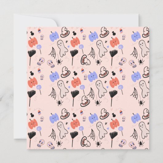 Retro Halloween Vintage Themendoodles (Rückseite)