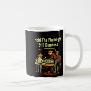 Retro halten Sie die Blitzleuchte still Dumb Auto Kaffeetasse