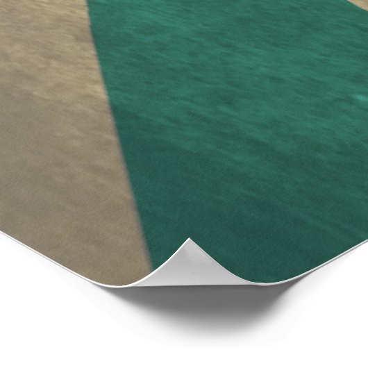 Retro halten Sie sich ruhig und tragen Sie weiter Poster (Ecke)