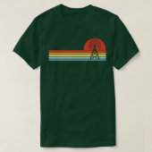 Retro Ham Radio Antenne T-Shirt (Design vorne)