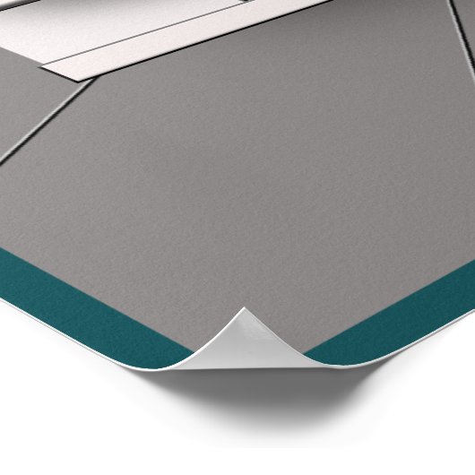 Retro Hamburger Stand Poster (Ecke)