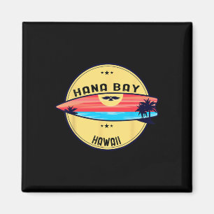 Retro Hana Y Hawaii Strand Surfen Magnet