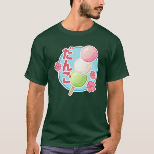 Retro Hanami Dango Süße Japanische Lebensmittel T-Shirt