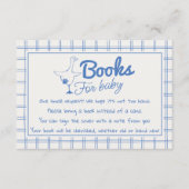 Retro Hand Drawing Albern Gänse Babybuchanfrage Begleitkarte (Vorderseite)