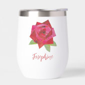 Retro Hand-Illustrierte Rote Rose Einzigartig benu (Links)