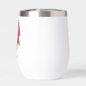 Retro Hand-Illustrierte Rote Rose Einzigartig benu (Rückseite)