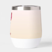 Retro Hand-Illustrierte Rote Rose Einzigartig benu (Rückseite)