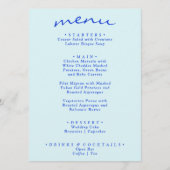 Retro Handgeschriebene, Gezeichnet farbenfrohe Hoc Menükarte (Vorderseite)