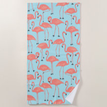 Retro Handgezeichnetes Flamingo-Muster | Retro Mia