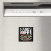 Retro Hands Off Protest Public Lands Medicare Part Magnet (In Situ (Geschirrspüler))