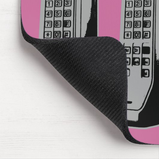 Retro Handy Grafik Mousepad (Ecke)