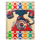Retro-Handy-Notebook Notizblock (Vorderseite)