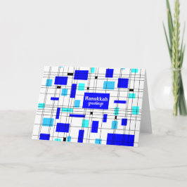 Retro Hanukkah Gruß Feiertagskarte